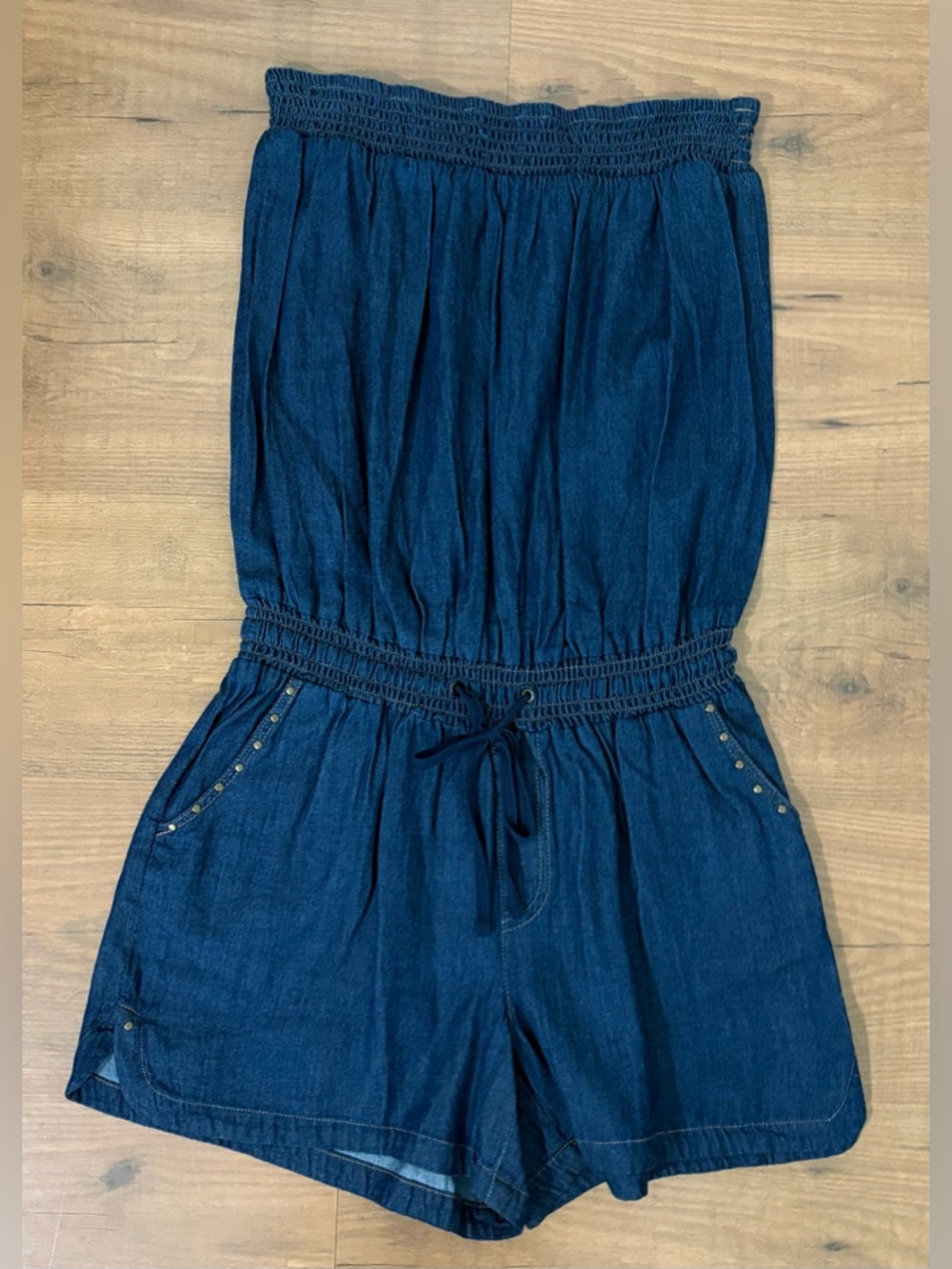 Strapless Denim Romper - Blue XL
🔥2 for $13 SALE